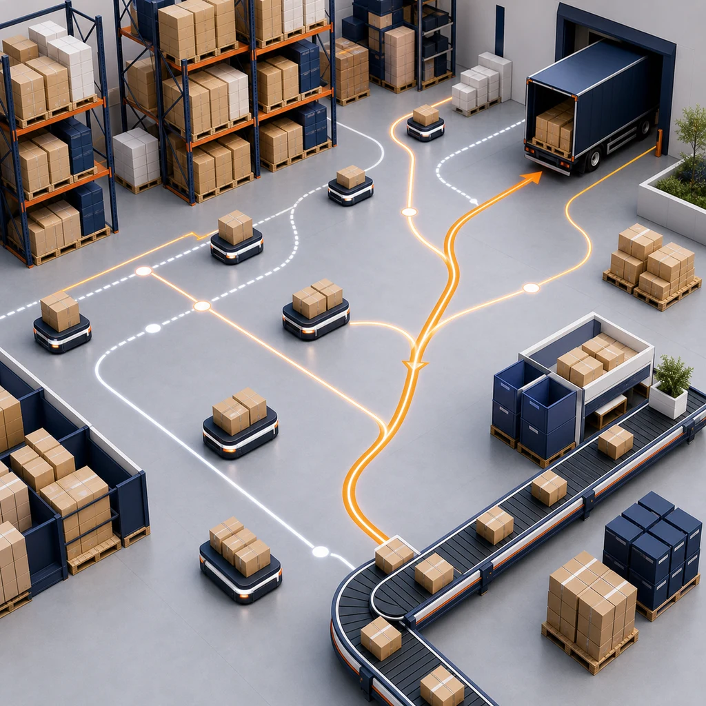 Optimisation logistique ecommerce avec trajets de colis simplifiés